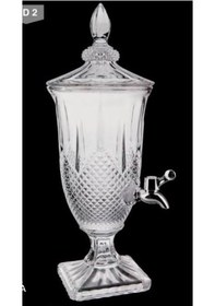 Resim Cam Sebil, Şerbetlik, Limonatalık 3 Litre Şeffaf 