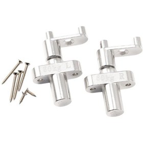 Resim Homyl 2 Parça Tuvalet Masası Menteşesi Güçlü Yük 60kg-tork 