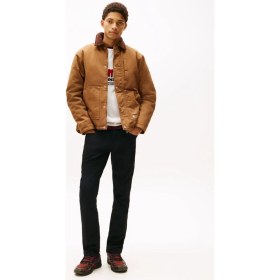 Resim Tommy Jeans Standart Bel Slim Fit Siyah Erkek Denim Pantolon DM0DM207071BZ Siyah Denim Pantolon 