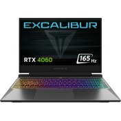 Resim CASPER Excalibur G870.1362-BFB0X-B i7-13620H 16GB RAM 1TB NVMe SSD 8GB RTX4060 Dos Gaming Laptop 