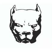 Resim Redline Grafik Pitbull Sticker 