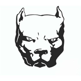 Resim Redline Grafik Pitbull Sticker 