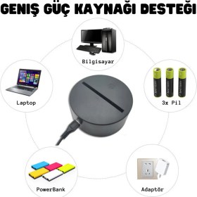 Resim Sz Master Kalemli Silinen LED Işıklı Mesaj Not Panosu 7renk LED Gece Lambası Hediyelik Mesaj Panosu 