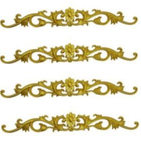 Resim DECOZZA Dekoratif Beyaz 4'lu Motif Paketi 