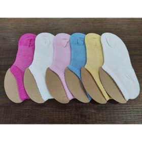 Resim Leement socks Çocuk 6 Çift Kısa Snekers Çorap Burun Dikişsiz 