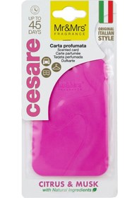 Resim Cesare Kart - Oto Araç Kokusu, Asma Kart Kokusu - Citrus & Musk 