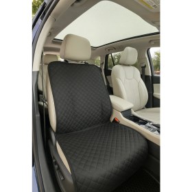 Resim Evcil Hayvan Ön Koltuk Kılıfı Su Geçirmez ve Kaymaz Deri Kapitone 