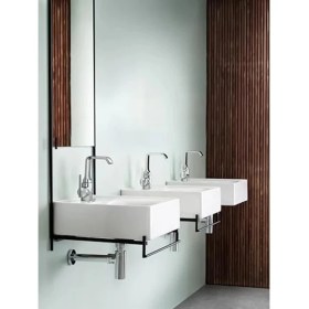 Resim Hakay T Tipi Lavabo Sifonu - Krom Renk, G 1 1/4” Giriş 