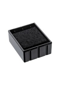 Resim Colop Q12 Kare Siyah Kasa Siyah Keçe - 12 x 12 MM 