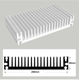 Resim Lp-240 Alüminyum Led Soğutucu 