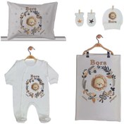 Resim Pia Baby Gl 1909 -02 Isme Özel Beşli Tulum Set 