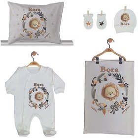 Resim Pia Baby Gl 1909 -02 Isme Özel Beşli Tulum Set 