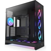 Resim Nzxt H Series H9 Flow Rgb+ CM-H92FB-P1 Siyah Atx Mid Tower Gaming (Oyuncu) Kasa 