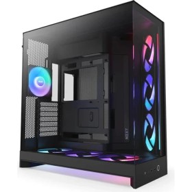 Resim Nzxt H Series H9 Flow Rgb+ CM-H92FB-P1 Siyah Atx Mid Tower Gaming (Oyuncu) Kasa 