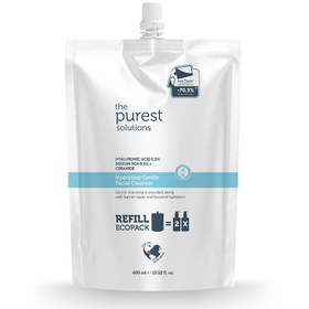 Resim The purest solutions hydrating gentle facial cleanser 400 ml - refill 
