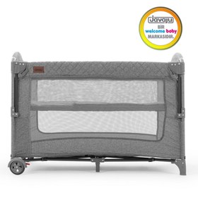 Resim Javaju Anne Yanı ve Oyun Parkı 70*110cm Gri - Gri 