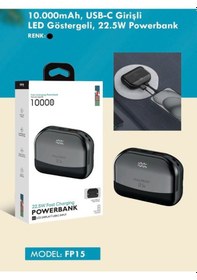 Resim Deanb FP15 10000 mAh h 22.5W Hızlı Şarj Usb-c Giriş Lcd Gösterge Taşınabir Şarj Cihazı 
