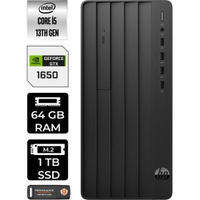 Resim Hp Pro Tower 290 G9 Intel Core I5 13500 64GB 1tb SSD GTX1650/4GB W11H 8T2W9ES Masaüstü Bilgisayar & Per4 USB Bellek 8T2W9ESP398 