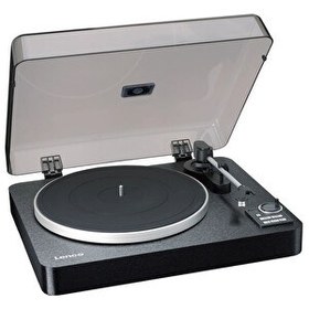 Resim Lenco LBTA-165BK Pikap Plak Çalar Bluetooth Tam Otomatik Metal Döner Tabla - Siyah 
