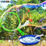 Resim 3/7/14 parça Baloncuk Çubuğu Seti, DIY Dev Yaratıcı Baloncuk Çubukları Seti, Rastgele Renkler, Doğum Günü Partisi Açık Hava Etkinliği Çoklu Oyuncu Bahçe Oyunu için 