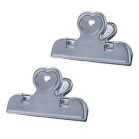 Resim 2li Pratik Torba Paket Ve Poşet Kapatıcı Kilitli Klips Mandal 