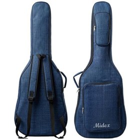 Resim Midex Cs-89bl Özel Tasarım Softcase Klasik Gitar Çantası Gigbag Kılıf 101 Cm 