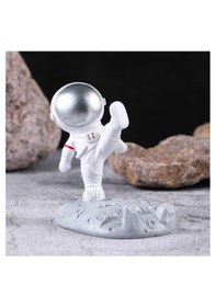 Resim Dekoratif Astronot Telefon Tutacağı 