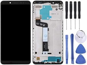 Resim Xiaomi Redmi ile Uyumlu Note 5 Pro Lcd Ekran Dokunmatik Full Çıtalı Siyah 