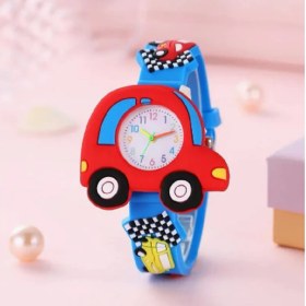 Resim Trendy Chic Araba Şeklinde Çocuk Saat 