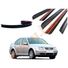 Resim Volkswagen Bora Uyumlu Bagaj Üstü Spoiler Mat Siyah 