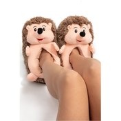 Resim Lisi Kadın, Garson Boy Hayvanlı Panduf Kahverengi 36/41 Kahverengi 