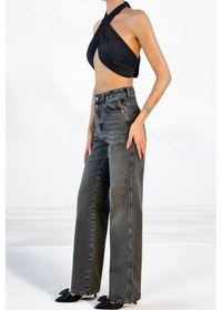 Resim Lacarino 7850 Straıght Kadın Jean Pantolon Onyx Black 