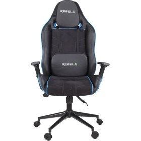 Resim RebelX Square Kumaş Kaplama Oyuncu Koltuğu – 3D Kolçak, Bel ve Boyun Yastığı, Ayarlanabilir Yükseklik, Turkuaz 