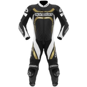 Resim Alpinestars Motegi One Pc Deri Yarış Tulumu 