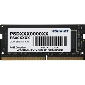 Resim Patriot Signature Line PSD432G32002S 32GB(1x32GB) DDR4 3200MHz CL22 SODIMM Ram 
