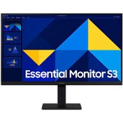 Resim Samsung Essential S3 LS24D300GAUXUF 24" 5 Ms 100hz Fhd IPS Siyah Monitör 