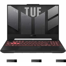 Resim ASUS Tuf Gaming A15 7.Nesil Ryzen 7 7435HS-RTX4060 8Gb-16Gb-512Gb Ssd-15.6inc-W1 