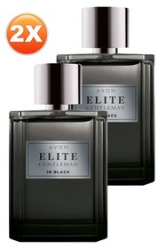 Resim Avon Elite Gentleman in Black Erkek Parfüm Edt 75 Ml. İkili Set 