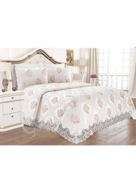 Resim Fransız Güpürlü Roseart Pike Takımı Krem 