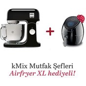 Resim Kenwood kMix Mutfak Şefi 5 L KMX750AB - Airfryer XL Siyah HFP30.000BK 
