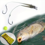 Resim 5 adet/Kreatif Carp Yüzen İnci Balıkçılık Kombinasyon saç tokası, Avrupa Carp Balıkçılığı Metodu, Çubuğu Atma ile Deniz Balıkçılığı, Göl ve Baraj Balıkçılığı, Yüzen İnci Balıkçılığı için Ters Alt Balıkçılığı saç tokası, Açık Hava Balıkçılığı Tutkunları için Gerekli 