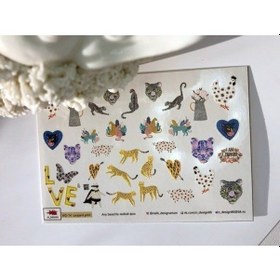 Resim Tnl Professionel Takma Tırnak Stiker Md-14 