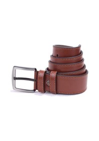 Resim Dagoster DMK26-459 Taba 4.5 CM Suni Deri Erkek Kemer Taba 
