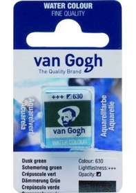 Resim Talens Van Gogh 1/2 Tablet Sulu Boya 630 Dusk Green 