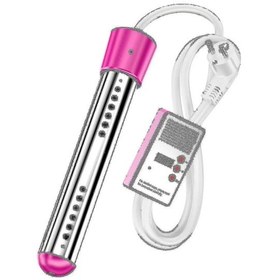 Resim Havuz Suyu Isıtıcısı 3000w Elektrikli Dalgıç Isıtma Çubuğu Eu1500w Pembe 
