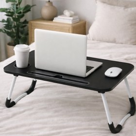 Resim hodbehod Portatif Katlanabilir Yatak Koltuk Üstü Hasta Servis Masası Laptop Bilgisayar Sehpası 