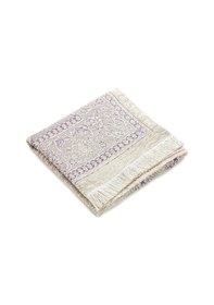 Resim Mihraplı Şönil Lüks Seccade Mor 