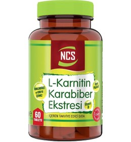 Resim Ncs L Karnitin Karabiber Ekstresi 60 Tablet 