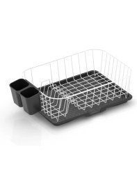 Resim Tekno-tel Teknotel Tek Katlı Bulaşıklık Tabaklık Oluklu Tepsi Beyaz KB085 