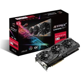 Resim Asus ROG Strix AMD Radeon RX 580 OC 8 GB 256Bit GDDR5 Ekran Kartı 